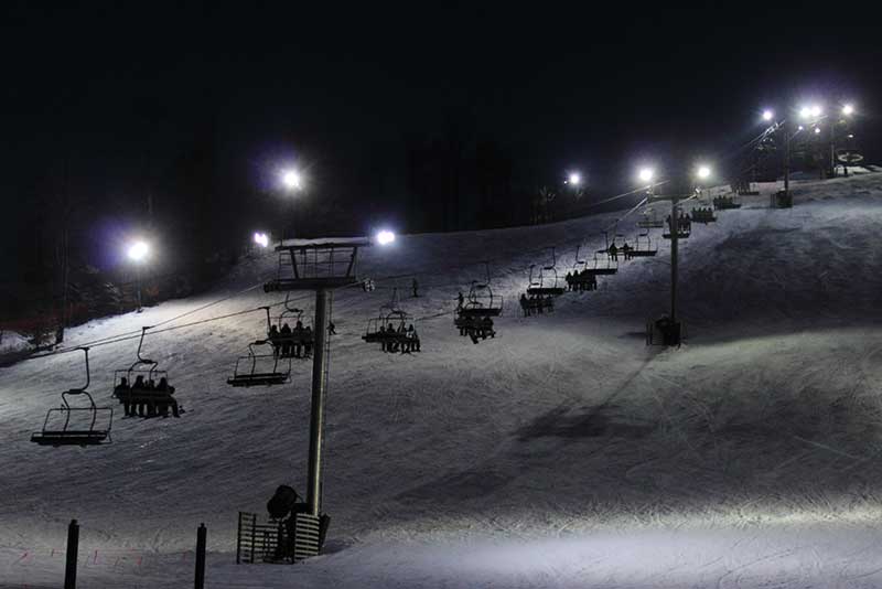 Night Skiing In New Hampshire